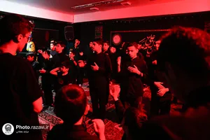 محفل عزاداری مکبرین نوجوان حرم مطهر رضوی
