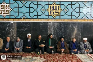 مراسم بزرگداشت مرحومه شریفی منش در حرم مطهر رضوی