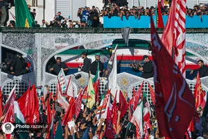 تشییع پیکر رهبر شهید انقلاب در مشهد مقدس-4