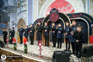 مراسم شب شهادت حضرت موسی بن جعفر(علیه السلام) در حرم مطهر رضوی