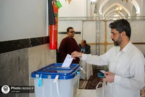 مرحله دوم انتخابات مجلس شورای اسلامی در حرم مطهر رضوی
