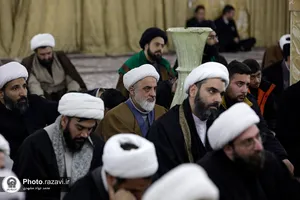 دیدار اعضاء مجمع خطبای حوزه علمیه خراسان با تولیت آستان قدس رضوی