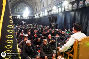 مجلس روضه فاطمیه در حرم مطهر رضوی-2