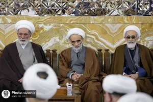 دیدار اساتید پیشکسوت حوزه علمیه مشهد با تولیت آستان قدس رضوی