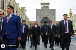 تشرف هیات قضات عراقی به حرم مطهر رضوی