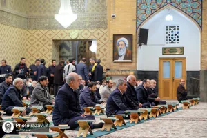 مراسم گرامیداشت شهدای حرم احمد بن موسی در حرم مطهر رضوی