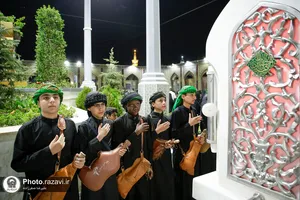 آیین ابوقربه، لیله العباس در حرم مطهر رضوی