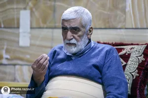 دیدار جمعی از مسئولین آستان قدس رضوی با سید جعفر ماهرخسار