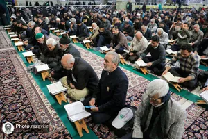 بزرگداشت سومین سالگرد شهادت سردار سلیمانی در حرم مطهر رضوی - 1