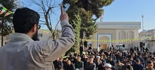 اقامه نماز عید فطر در دانشگاه بین‌المللی امام رضا(ع)