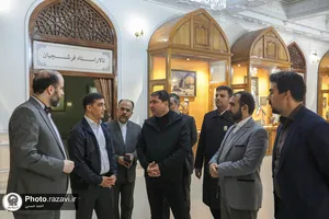 تشرف وزیر فرهنگ ترکمنستان به حرم مطهر رضوی