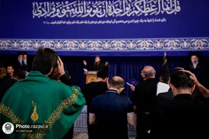 عزاداری شام اربعین حسینی در حرم مطهر رضوی
