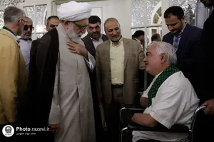 دیدار فرماندهان و پیشکسوتان دفاع مقدس با تولیت آستان قدس رضوی