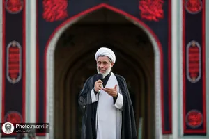 مراسم چهارپایه خوانی شهادت حضرت رسول و امام مجتبی علیهما&zwnj;السلام در حرم مطهر رضوی