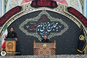 مراسم مقتل خوانی روز عاشورا در حرم مطهر رضوی