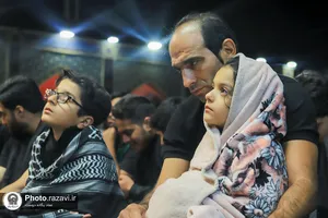 عزاداری هیئت غریب مدینه در شب شهادت امام رضا علیه&zwnj;السلام