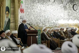 دیدار اساتید پیشکسوت حوزه علمیه مشهد با تولیت آستان قدس رضوی