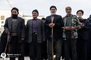 تشرف جمعی از اهالی روستای سیج به حرم مطهر رضوی