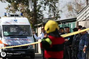 مانور مشترک اطفاء حریق در شرکت صنایع غذایی رضوی