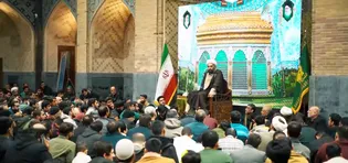 ذکر فضائل مولای متقیان‌ در پناه امام مهربانی ها