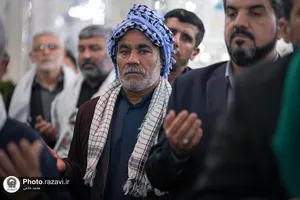 تشرف خانواده شهدای جنگ رمضان استان خوزستان به حرم امام رضا علیه&zwnj;السلام

