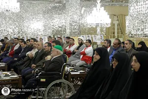 دیدار خانواده&zwnj;های شهدای جمعیت هلال احمر با تولیت آستان قدس رضوی