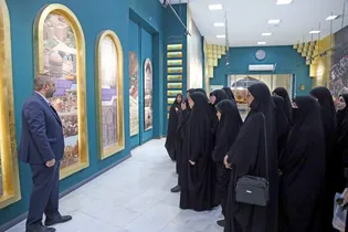 وقتی خادمان انتظامات از پشت‌صحنه خدمت بازدید می‌کنند