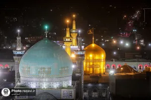 مراسم احیاء شب بیست و یکم ماه رمضان در حرم مطهر رضوی - 1