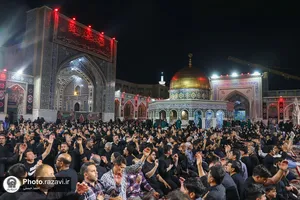 عزاداری هیأت&zwnj;های مذهبی کشور افغانستان در حسینیه حرم