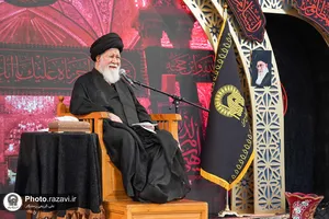 مراسم مقتل خوانی روز عاشورا در حرم مطهر رضوی