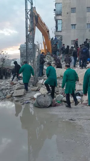 کمک&zwnj;رسانی خادمان حرم مطهر رضوی به زلزله&zwnj;زدگان حلب سوریه