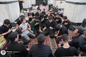 اعتکاف دانش &zwnj;آموزان مدارس امام رضا علیه&zwnj;السلام-٢