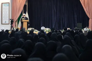 حضور تولیت آستان قدس رضوی در جمع طلاب مکتب نرجس