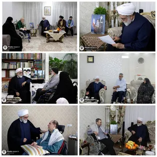 همسران جانبازان قهرمانان گمنام مقاومت و ایمان هستند