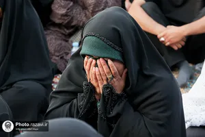 اجتماع دلدادگان اربعین در حرم مطهر رضوی
