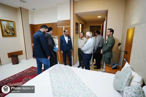 بازدید واقفین و ناذرین از بیمارستان رضوی