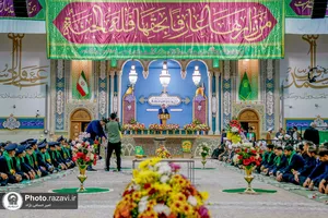 آیین خطبه&zwnj;خوانی خادمان حرم مطهر حضرت معصومه سلام الله علیها