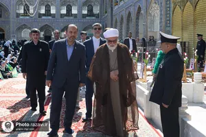 آیین آغاز سال تحصیلی مدارس در حرم مطهر رضوی
