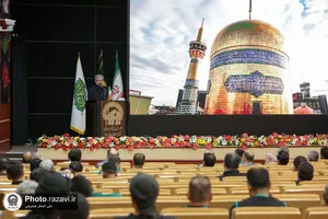 گردهمایی مواکب خدمت&zwnj;رسان اطراف حرم مطهر