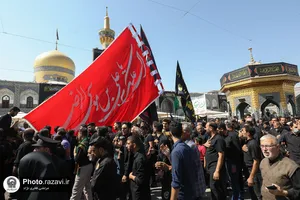 عزاداری شهادت امام رضا علیه السلام در حرم مطهر رضوی