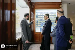 تشرف سرکنسول ترکیه در مشهد به حرم مطهر رضوی
