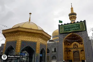 حال و هوای حرم مطهر رضوی در ایام میلاد حضرت معصومه سلام الله علیها