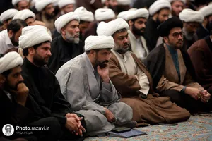آئین اختتامیه دوره تابستانه طلاب در حرم مطهر رضوی
