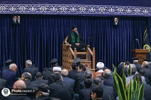 عزاداری دهه اول محرم با حضور تولیت آستان قدس رضوی