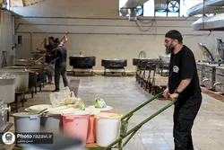 The Central Kitchen of Astan Quds Razavi at the Mehran Border