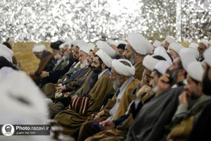 دیدار اساتید پیشکسوت حوزه علمیه مشهد با تولیت آستان قدس رضوی