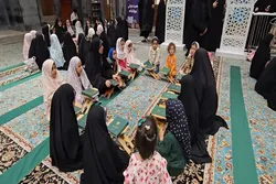 شورِ کودکانه در صحن قدسی؛ «محفل قرآنی کودکان رضوی» در حرم برگزار شد