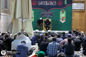 عزاداری هیئات مذهبی سراسر کشور در حرم مطهر رضوی
