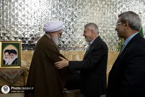 دیدار وزیر میراث فرهنگی، گردشگری و صنایع دستی با تولیت آستان قدس رضوی