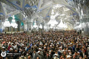 سخنرانی نوروزی رهبر معظم انقلاب در حرم مطهر رضوی